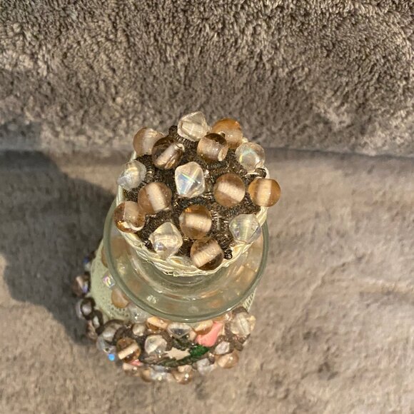 Katherines Collection Vintage Victorian Beaded Vanity Bottle Beautiful! - Picture 7 of 9
